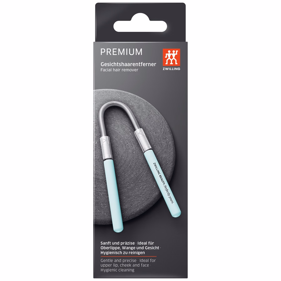 Facial hair remover, aluminum | Turquoise