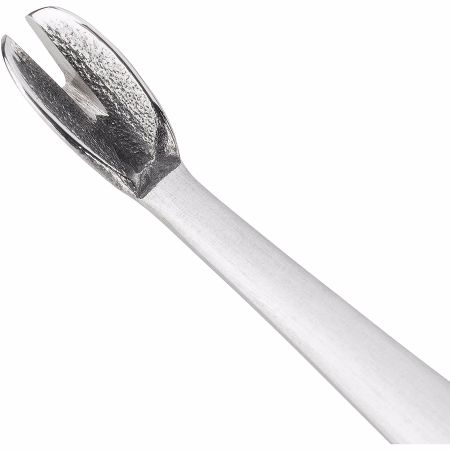 V-cuticle Knife - Matt Stainless Steel