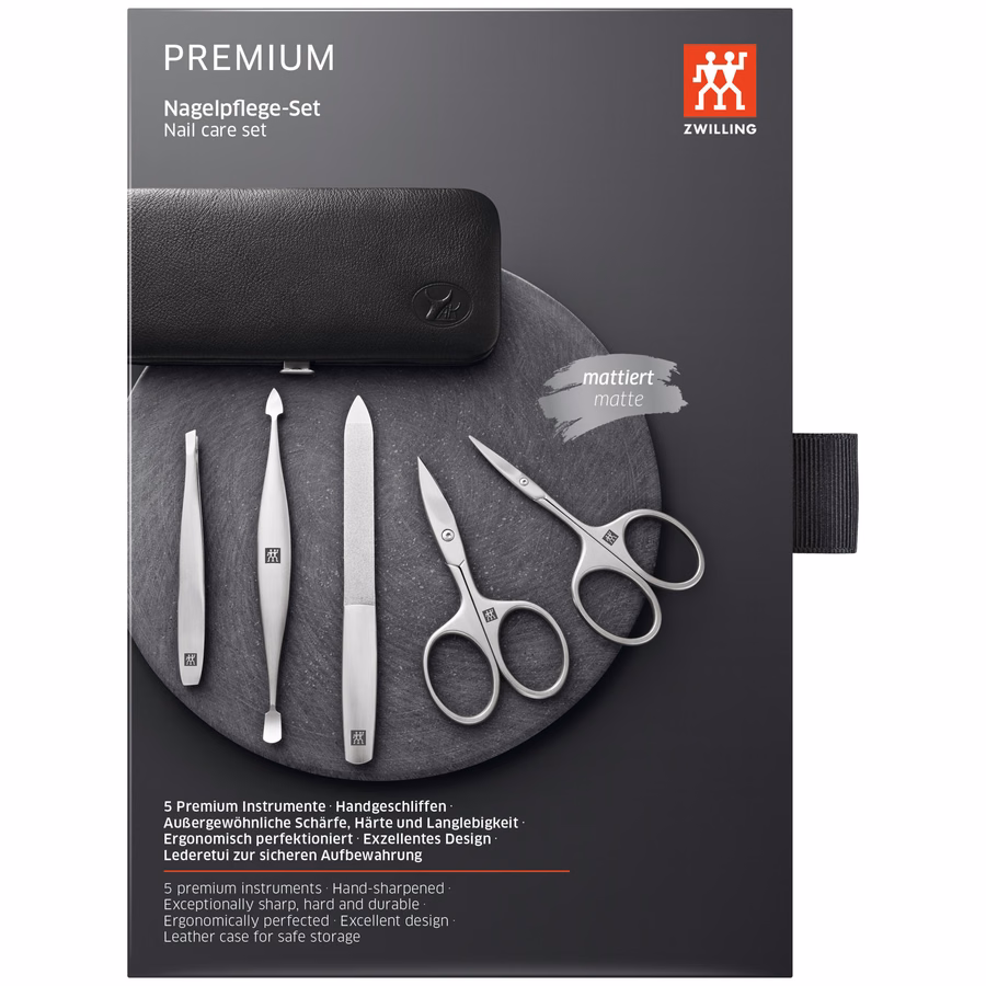 5-pc, Manicure Pedicure Set With Nail Scissors