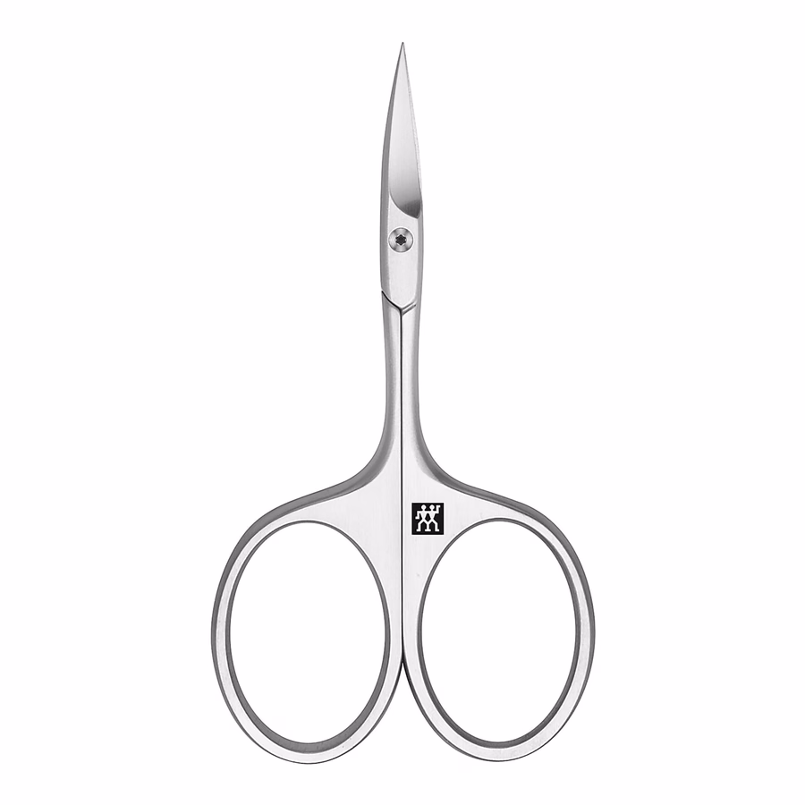 5-pc, Leather Manicure Pedicure Set With Nail Scissors, Brown