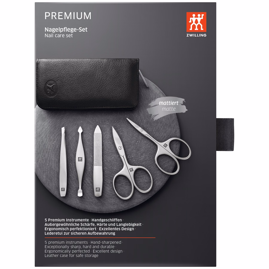 5-pc, Manicure Pedicure Set With Nail Scissors