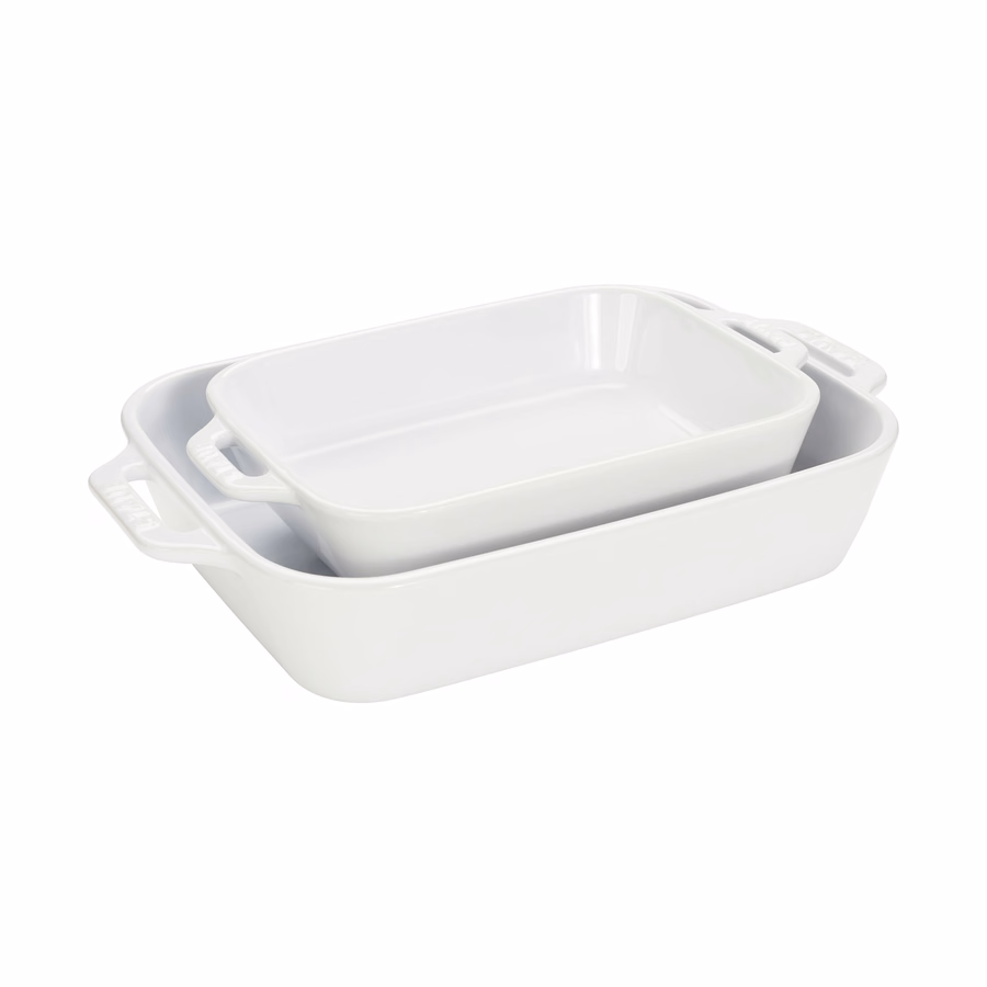 5-pc, Mixed Baking Dish Set, White