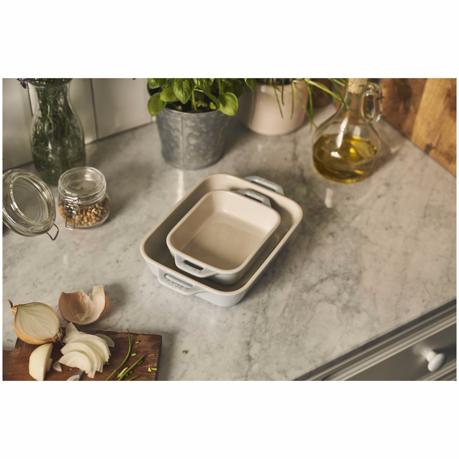 2-pc, Rectangular Baking Dish Set Macaron, Light Blue
