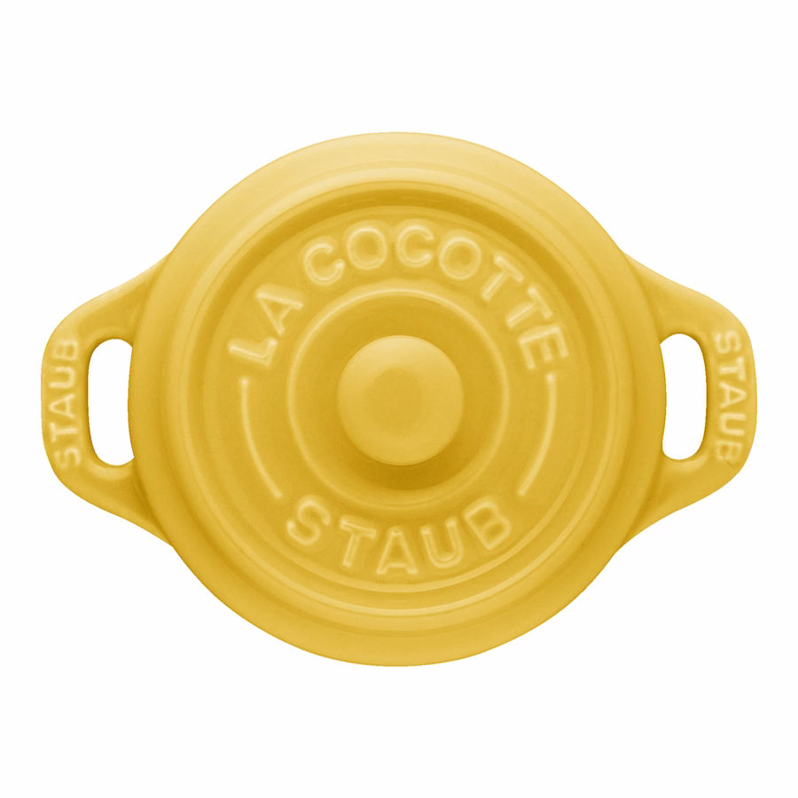 3-pc, Mini Round Dutch Oven Set, Citron