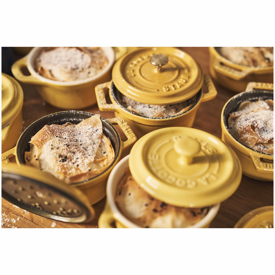 3-pc, Mini Round Dutch Oven Set, Citron