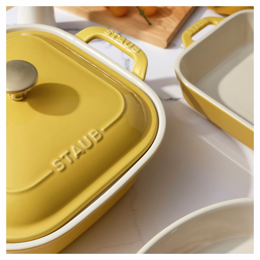 4-pc, Mixed Baking Dish Set, Citron