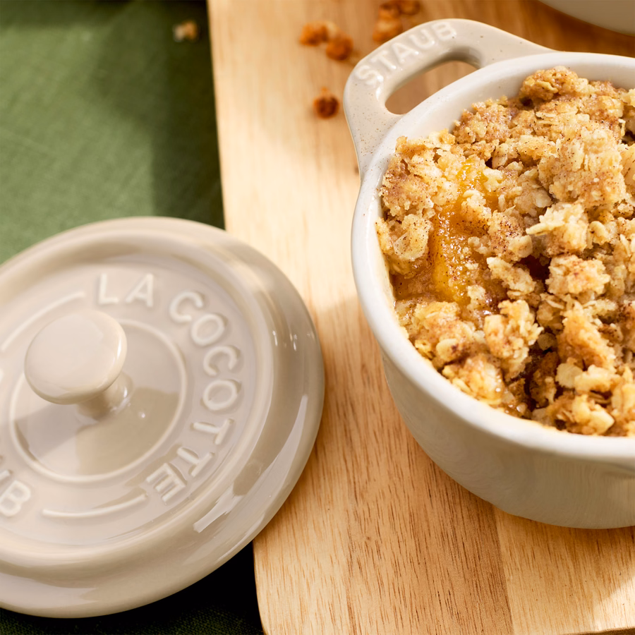 3-pc, Mini Round Dutch Oven Set, Sesame