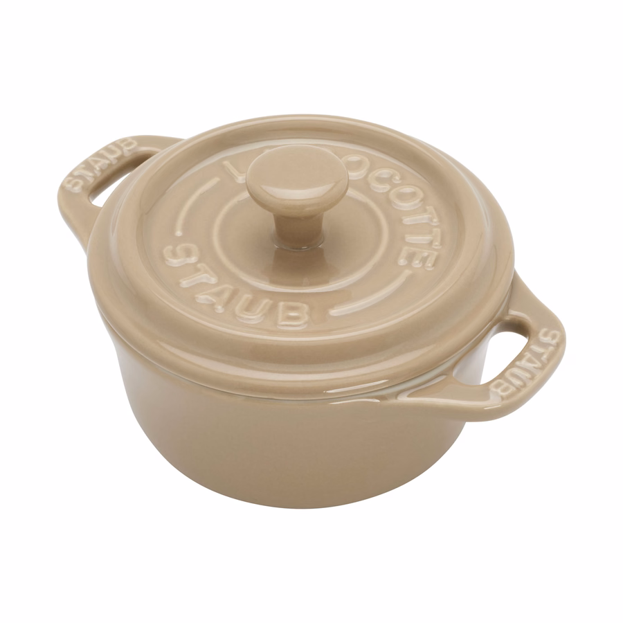 3-pc, Mini Round Dutch Oven Set, Sesame