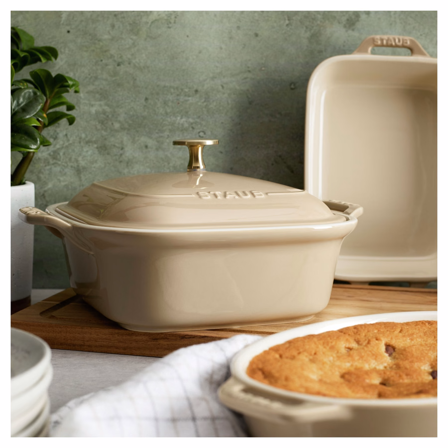 4-pc, Mixed Baking Dish Set, Sesame