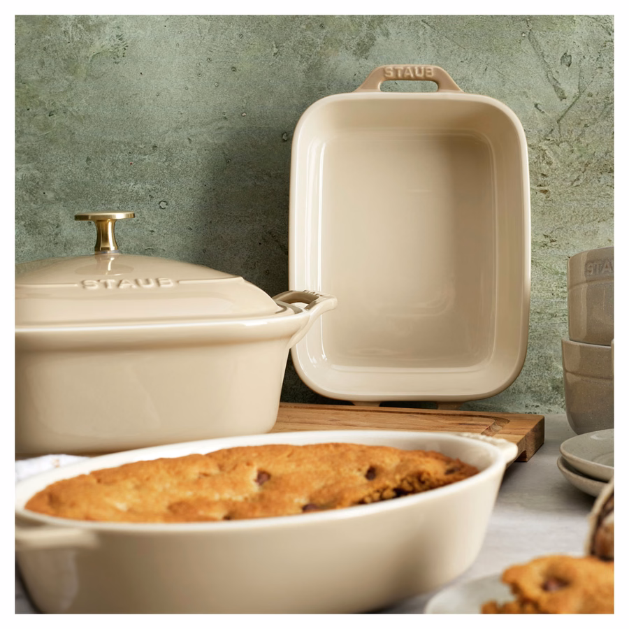 4-pc, Mixed Baking Dish Set, Sesame