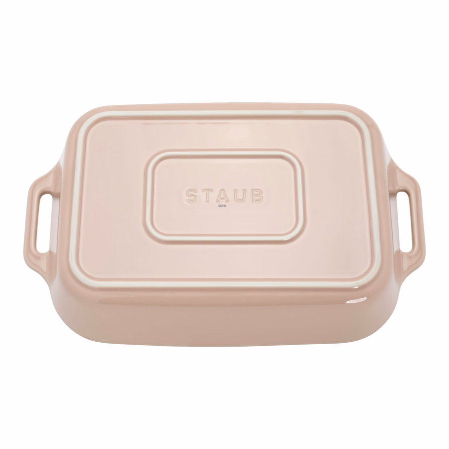 3-pc, Rectangular Baking Dish Set, Light Pink