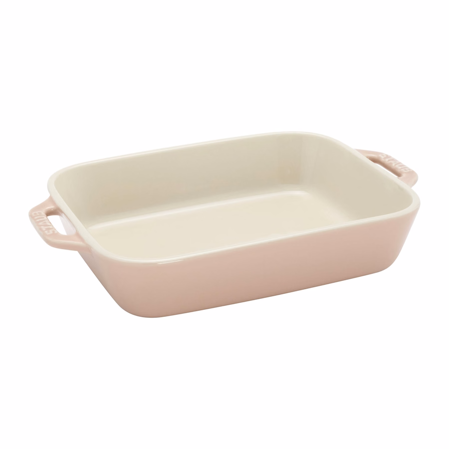 3-pc, Rectangular Baking Dish Set, Light Pink