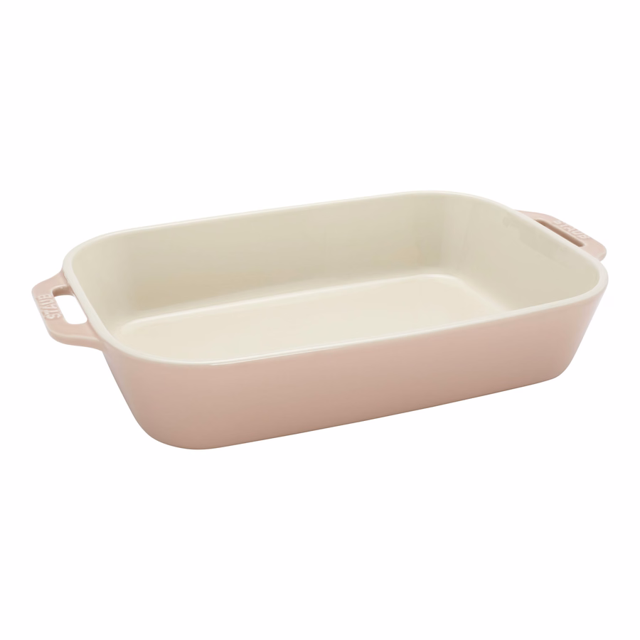 3-pc, Rectangular Baking Dish Set, Light Pink