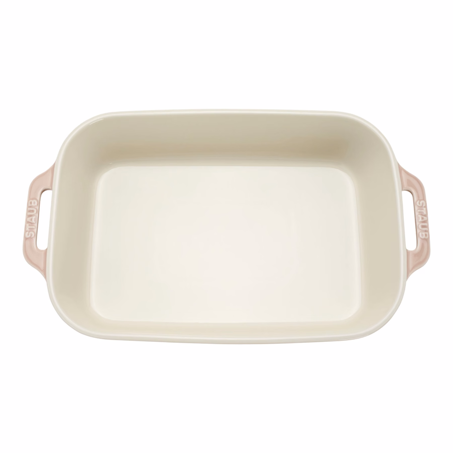 3-pc, Rectangular Baking Dish Set, Light Pink