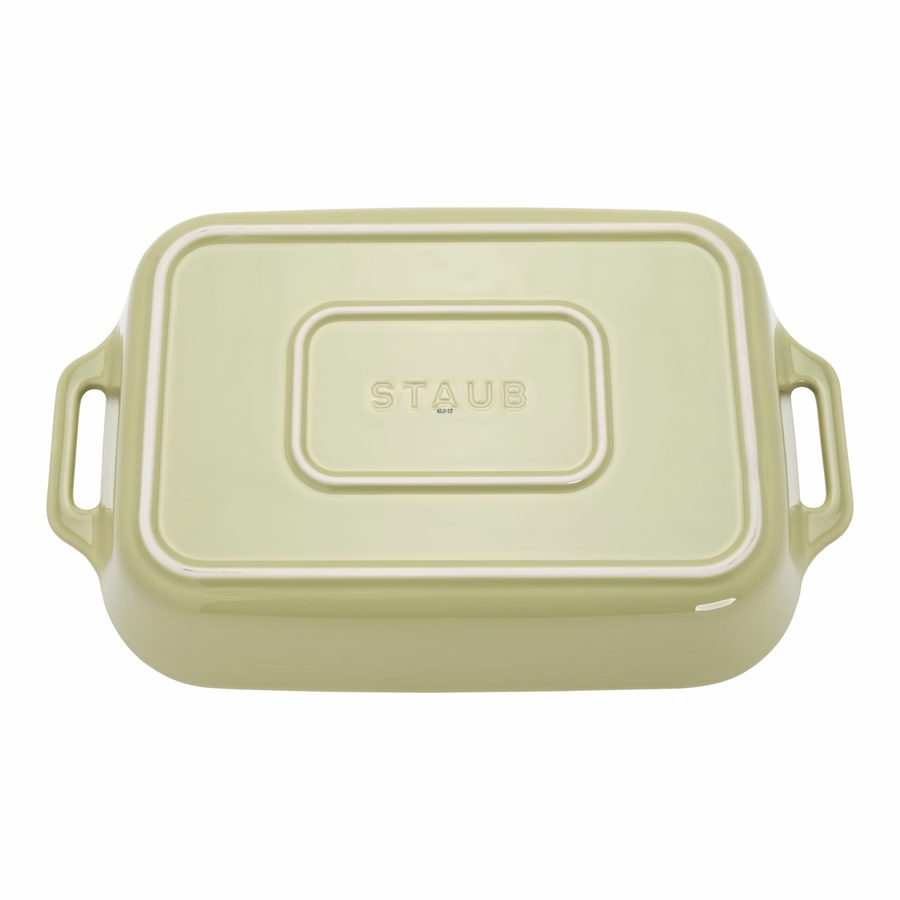 3-pc, Rectangular Baking Dish Set, Light Green