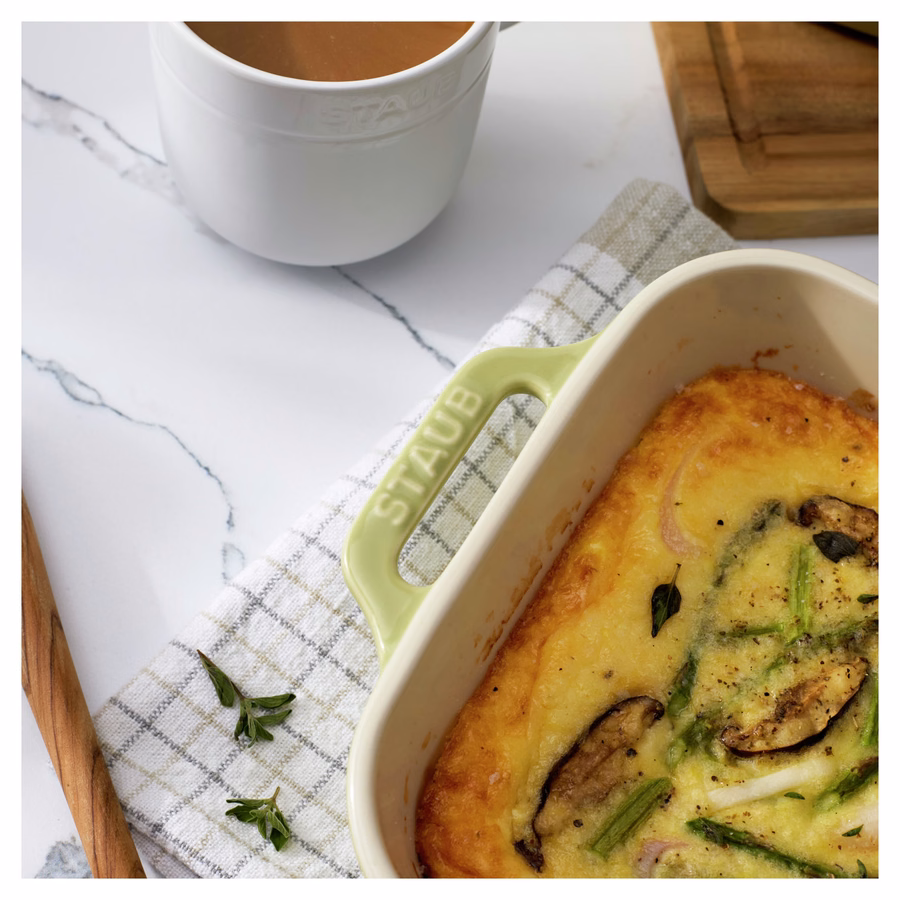 3-pc, Rectangular Baking Dish Set, Light Green