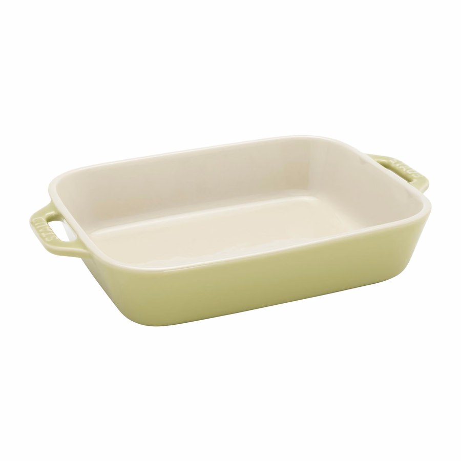 3-pc, Rectangular Baking Dish Set, Light Green