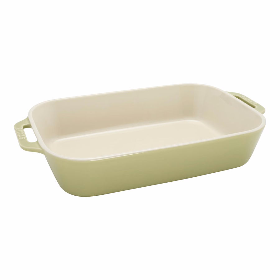 3-pc, Rectangular Baking Dish Set, Light Green