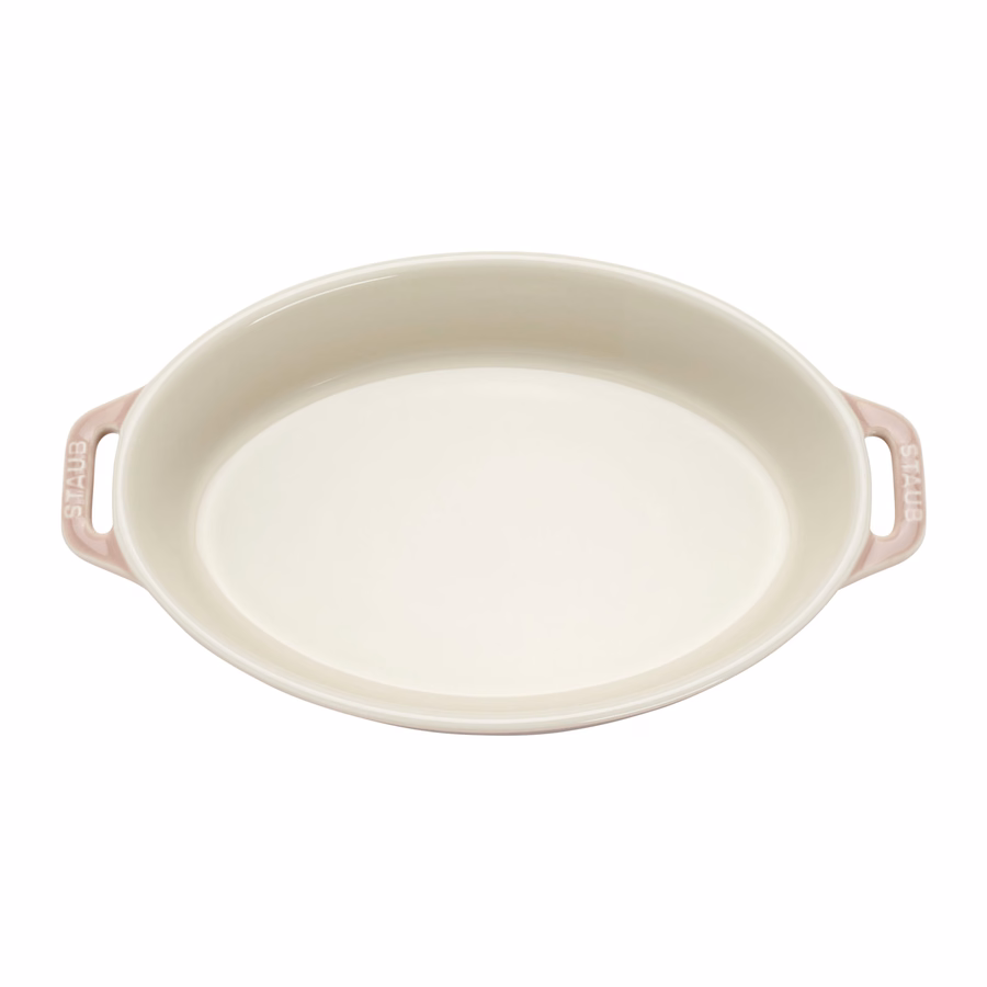 4-pc, Macaron Mixed Baking Dish Set, Light Pink