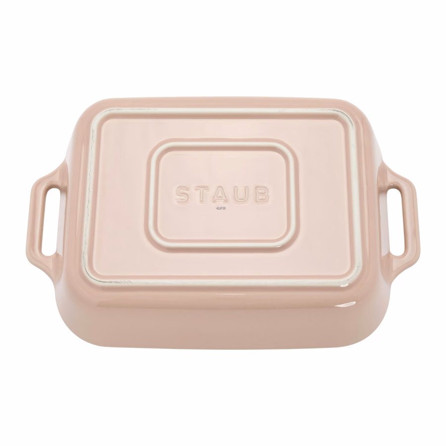 4-pc, Macaron Mixed Baking Dish Set, Light Pink