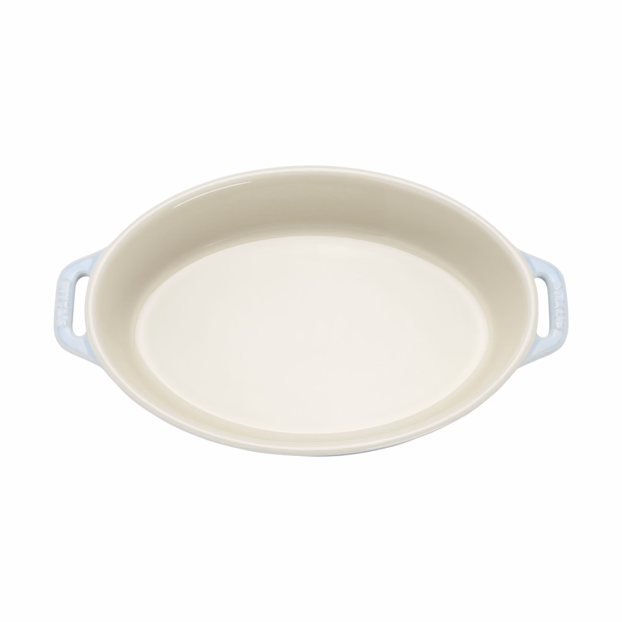 4-pc, Macaron Mixed Baking Dish Set, Light Blue