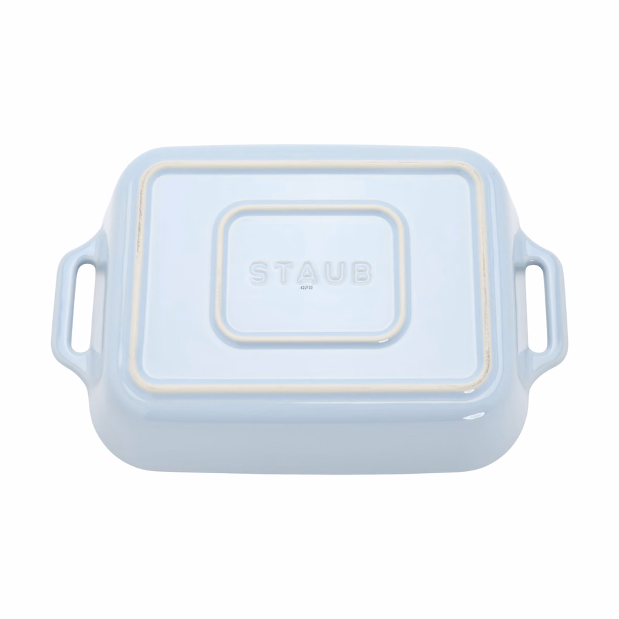 4-pc, Macaron Mixed Baking Dish Set, Light Blue