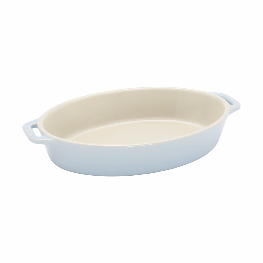4-pc, Macaron Mixed Baking Dish Set, Light Blue