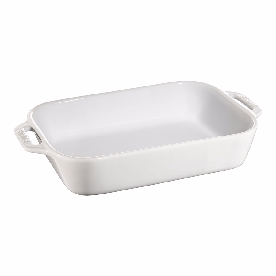 2-pc, Rectangular Baking Dish Set, White
