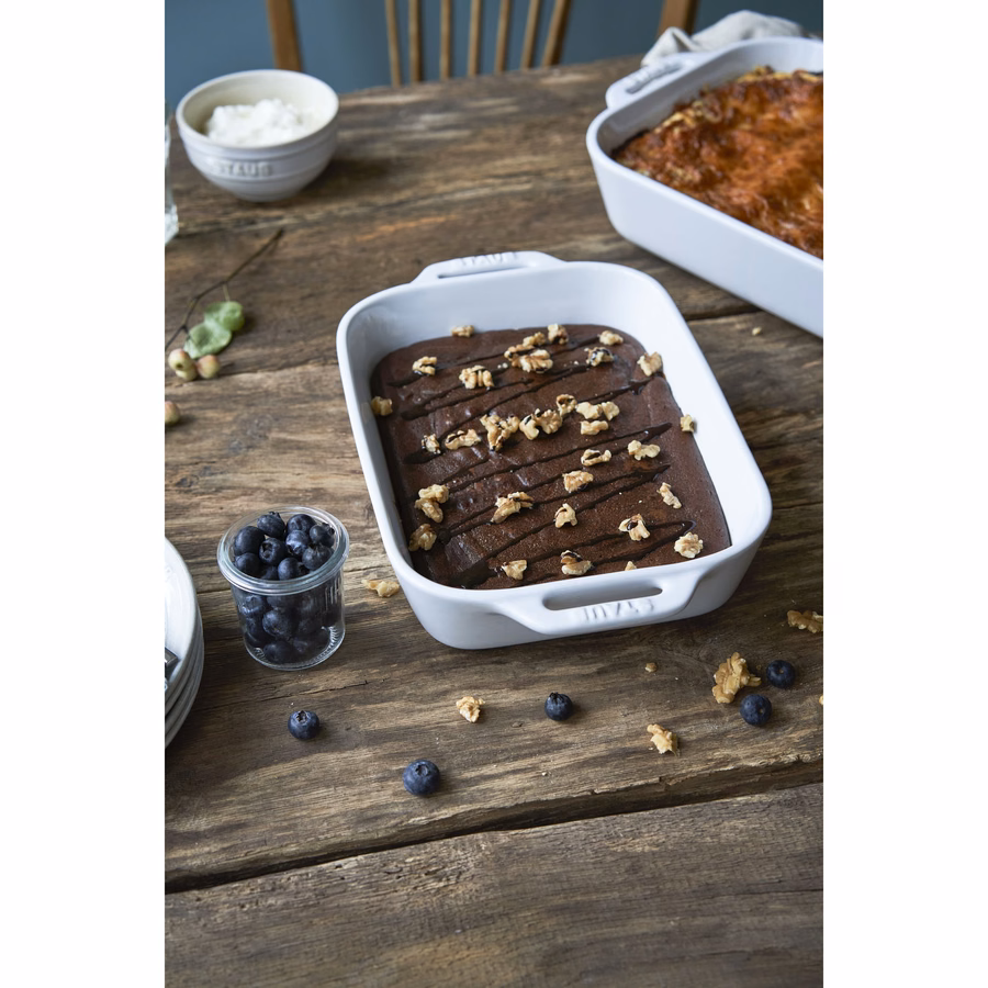 2-pc, Rectangular Baking Dish Set, White