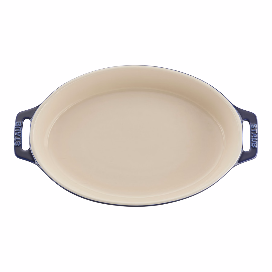 2-pc, Oval Baking Dish Set, Dark Blue