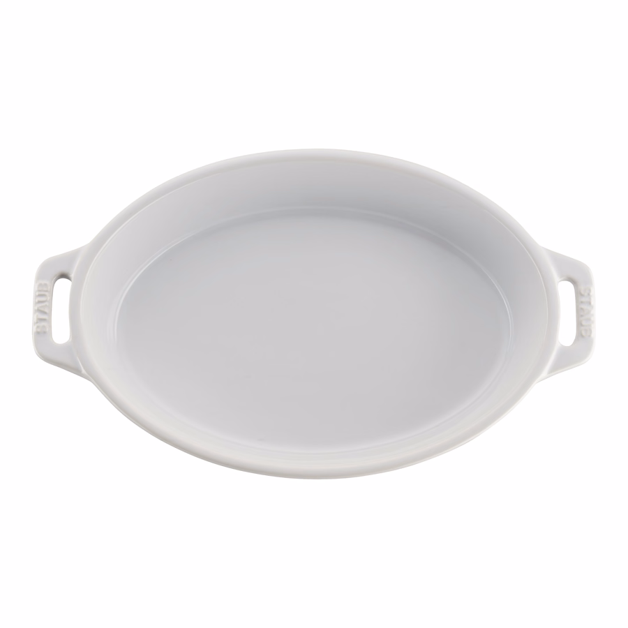 2-pc, Oval Baking Dish Set, White