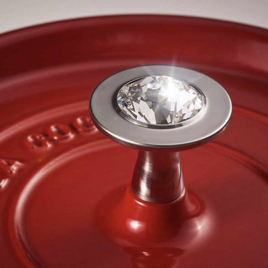 Knob Adorned With Crystal By Swarovski