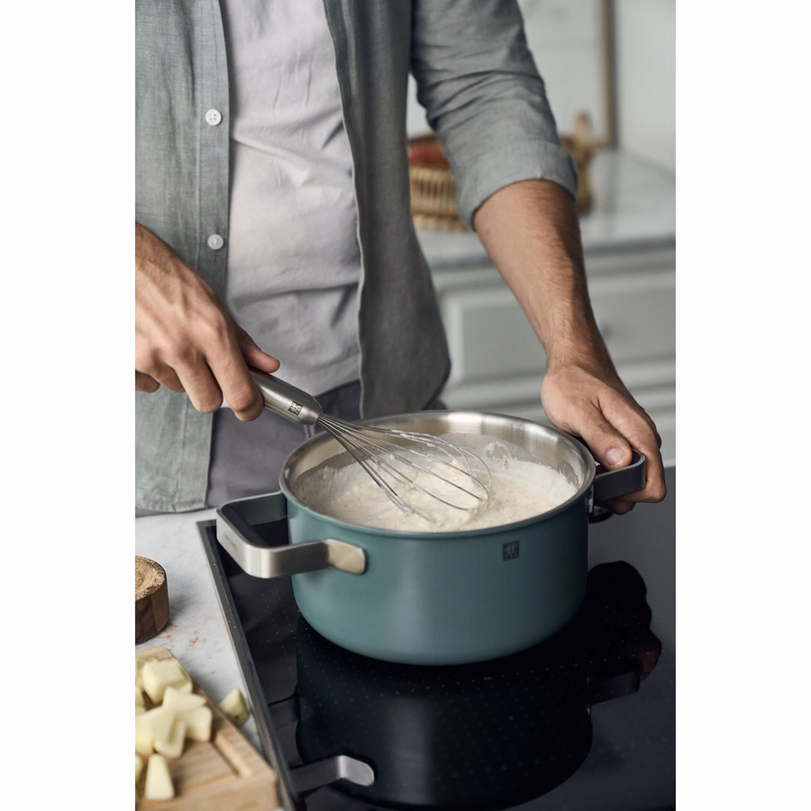 8-pc Stainless Steel Cookware Set, Green