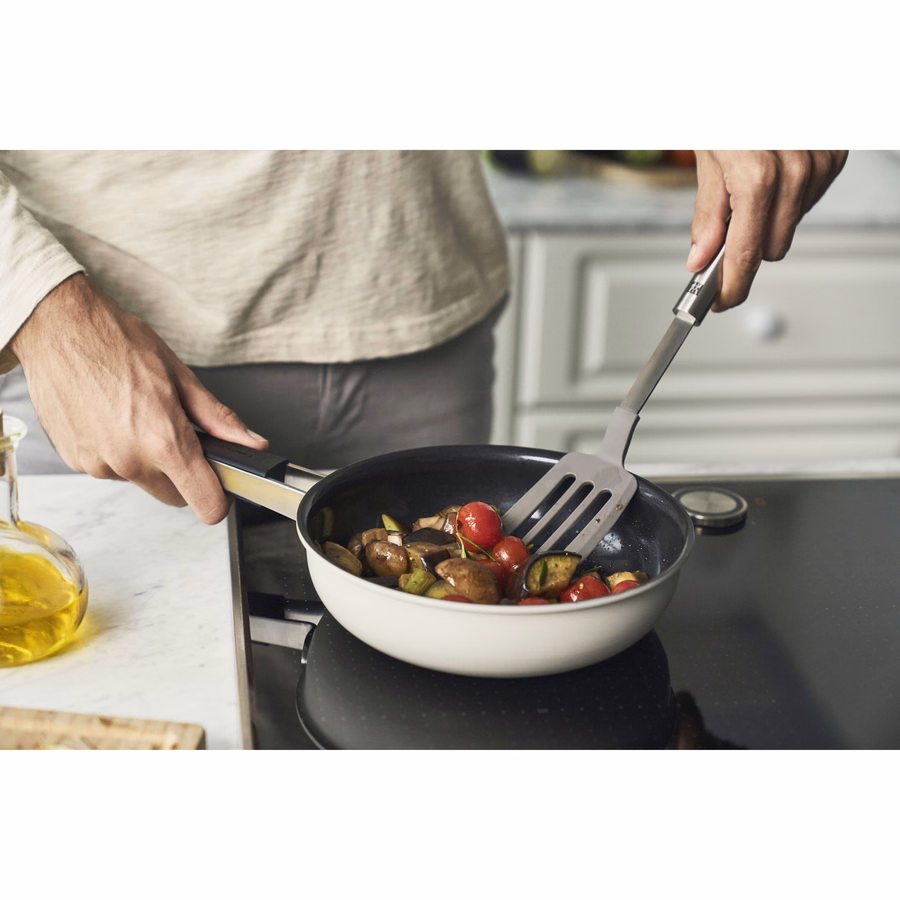 8-pc Stainless Steel Cookware Set, Ivory