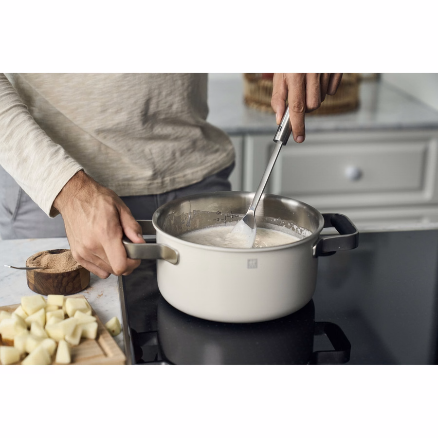 8-pc Stainless Steel Cookware Set, Ivory