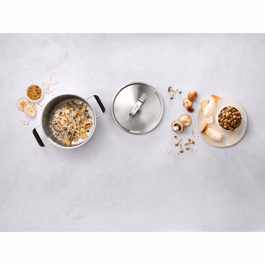 6-pc, 18/10 Stainless Steel, Pots And Pans Set
