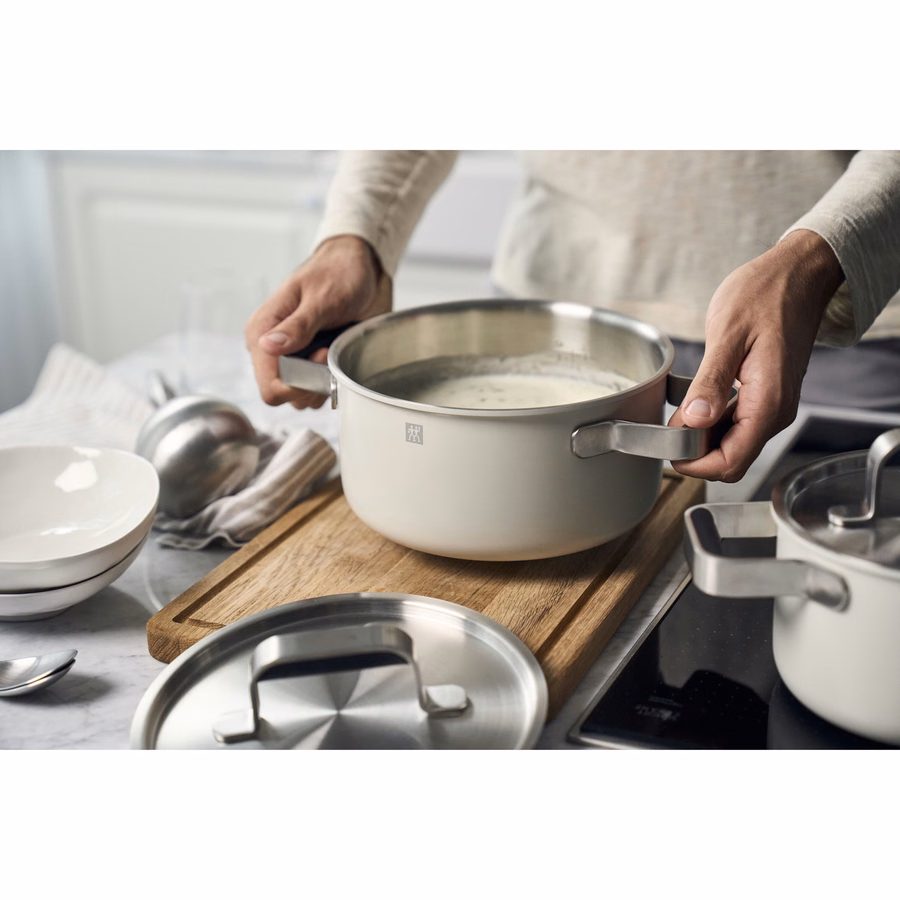 6-pc, 18/10 Stainless Steel, Pots And Pans Set