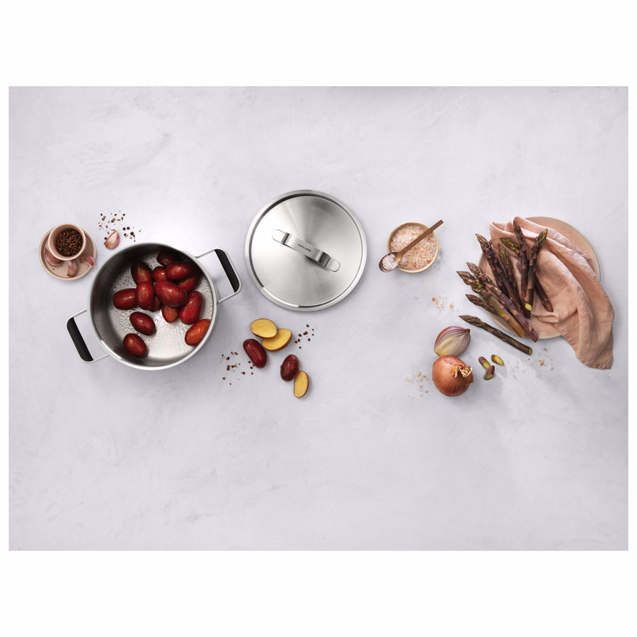 6-pc, 18/10 Stainless Steel, Pots And Pans Set