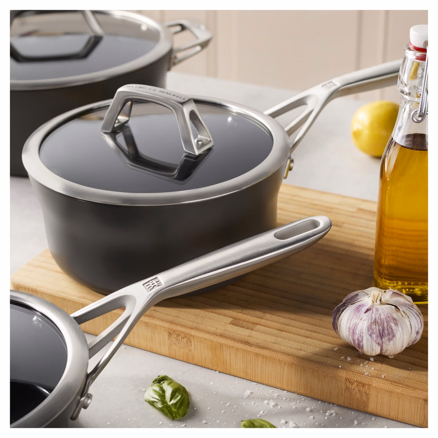 10-pc, Hard Anodized Ceramic Nonstick Cookware Set Ceramic Coating