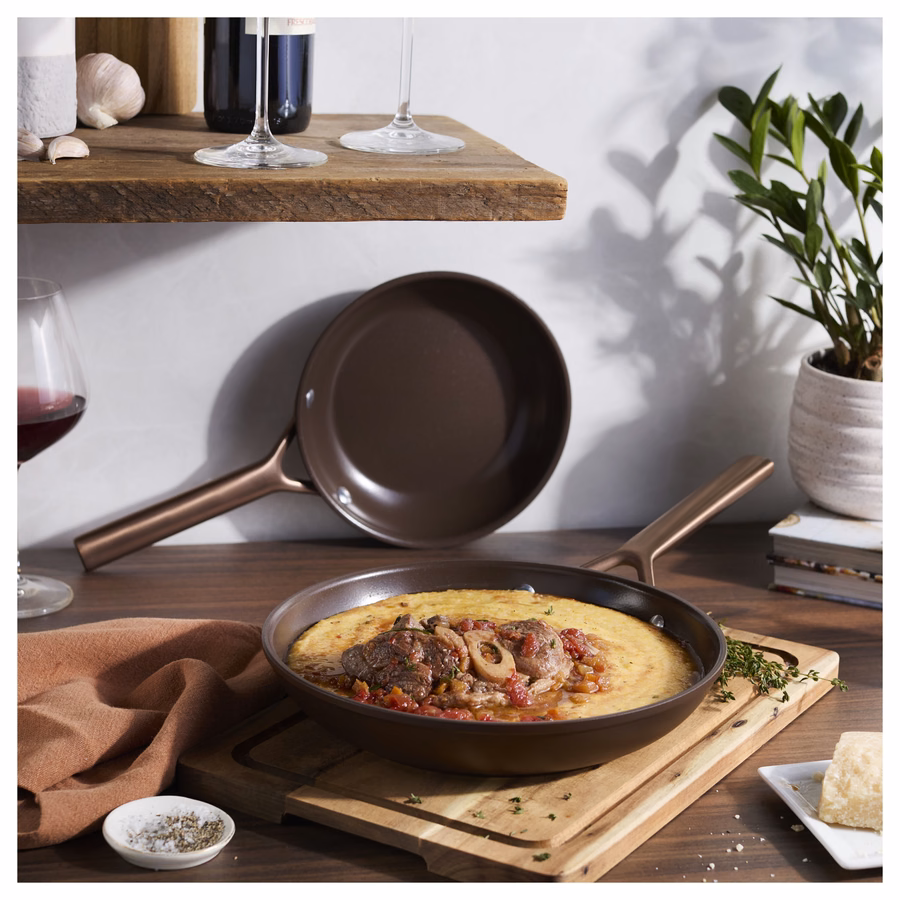 2-pc, Frying Pan Set Ceramic Nonstick Titanium