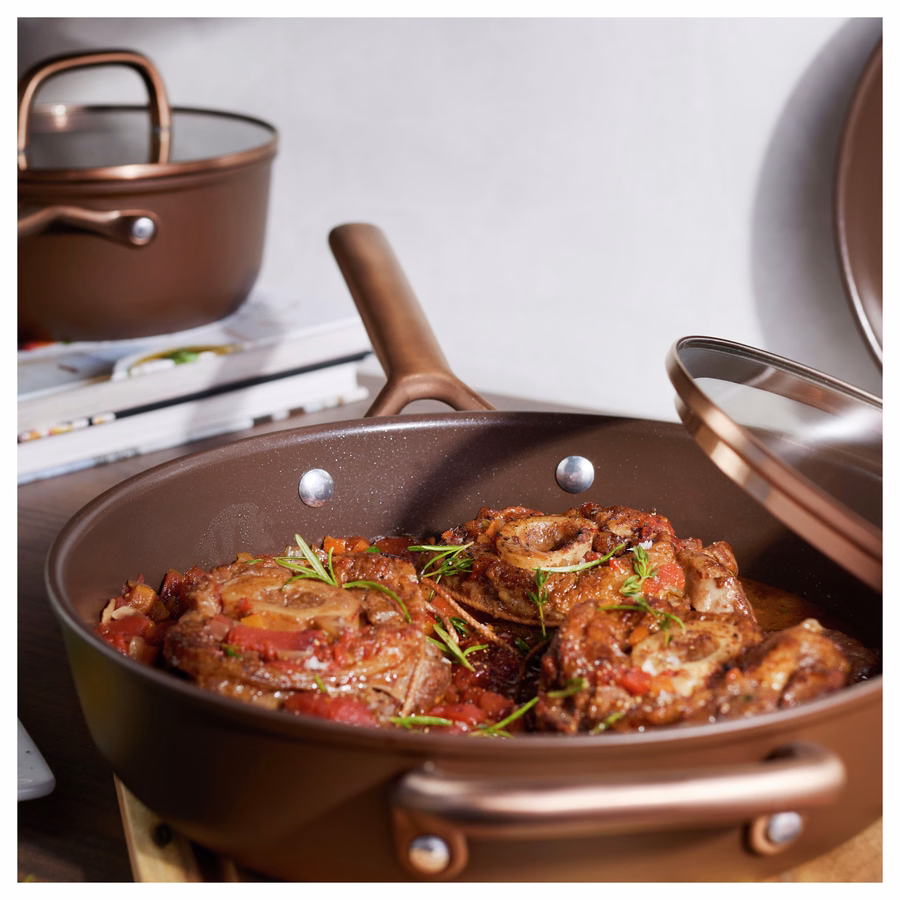 7-pc, Cookware Set Ceramic Nonstick Titanium