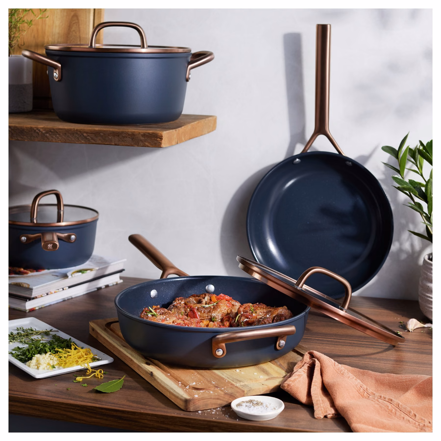 7-pc, Cookware Set Ceramic Nonstick Titanium