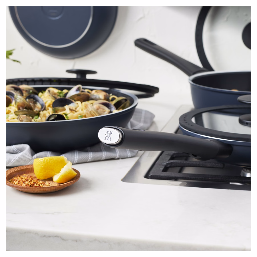 7-pc, Aluminum, Pots And Pans Set Ceramic Non-stick Coating