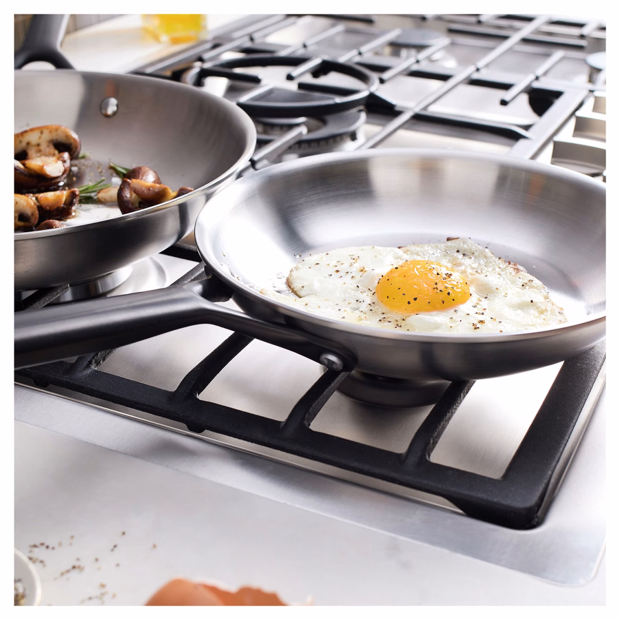 2-pc, Stainless Steel Fry Pan Set