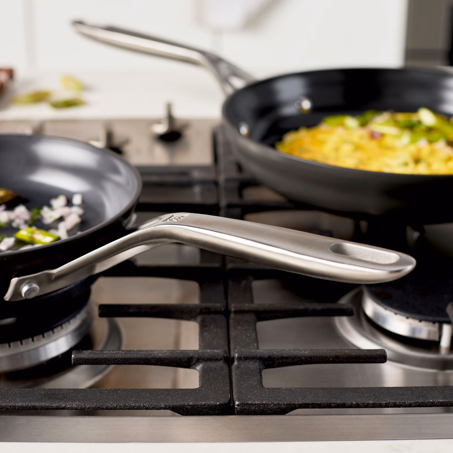 2-pc, Non-stick, Fry Pan Set Ceramic Coating