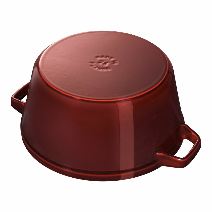 4-pc Stackable Cookware Set, Grenadine, Cast Iron