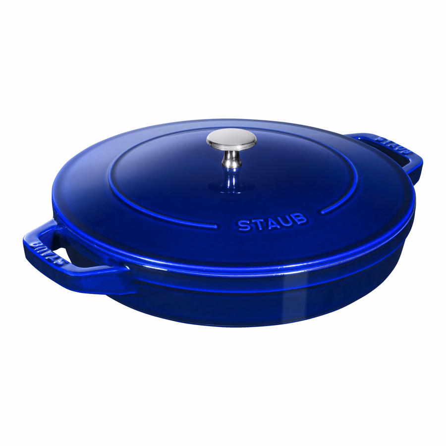 4-pc Stackable Cookware Set, Dark Blue, Cast Iron