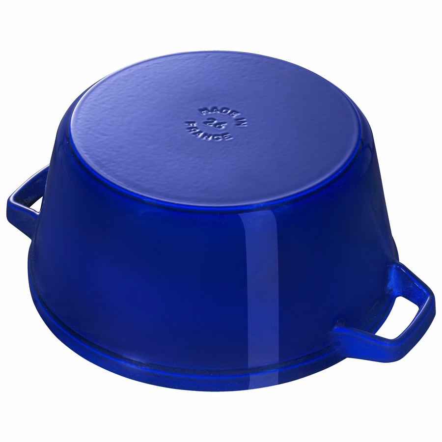 4-pc Stackable Cookware Set, Dark Blue, Cast Iron