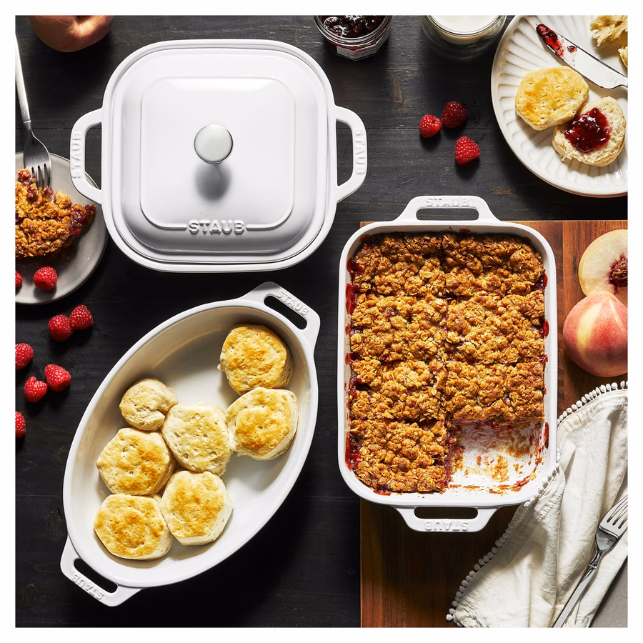 4-pc, Mixed Baking Dish Set, White