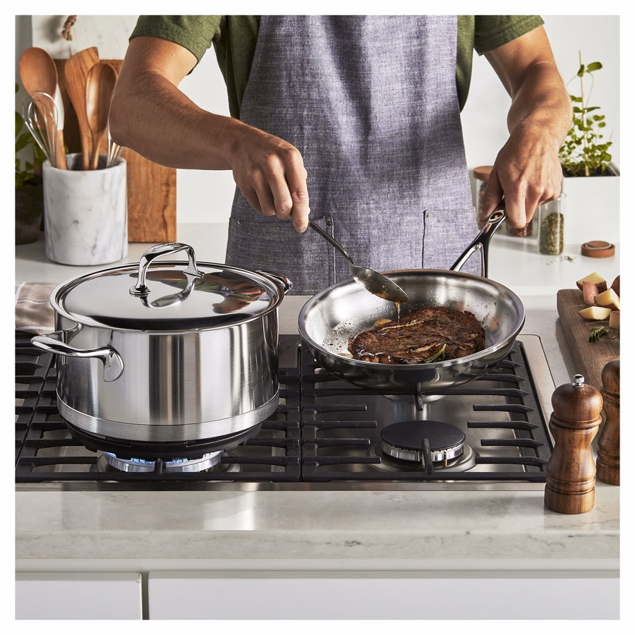 3-pc, 18/10 Stainless Steel, Stainless Steel Cookware Set